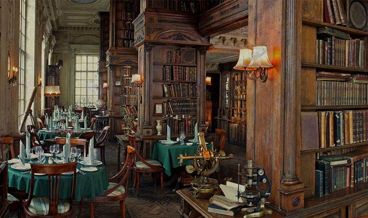 Cafeneaua lui Pușkin subversiv bibliotecă